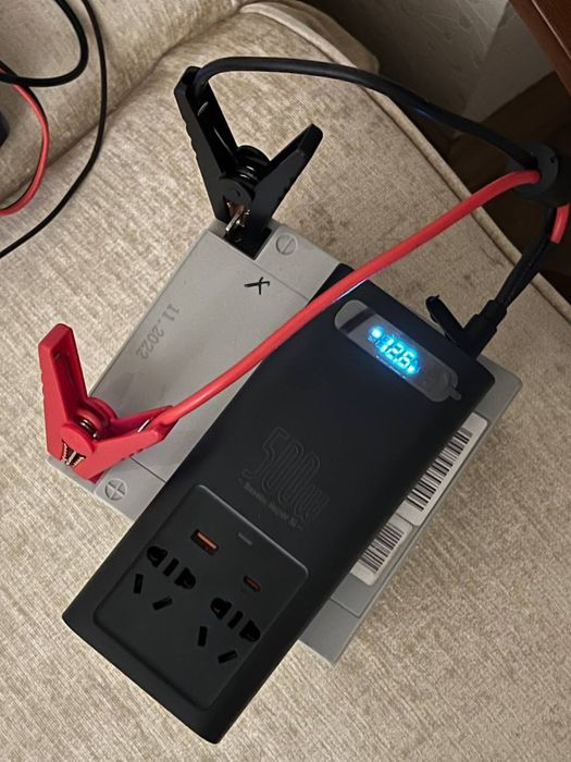 Продам інвертер Baseus 500W 12-220/250V, чистий синус сінус інвертор