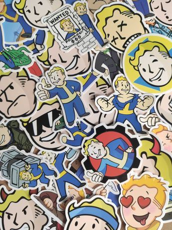 50 Stickers Autocolantes Fallout