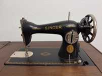 Maquina de costura Singer de 1932 com documentação original