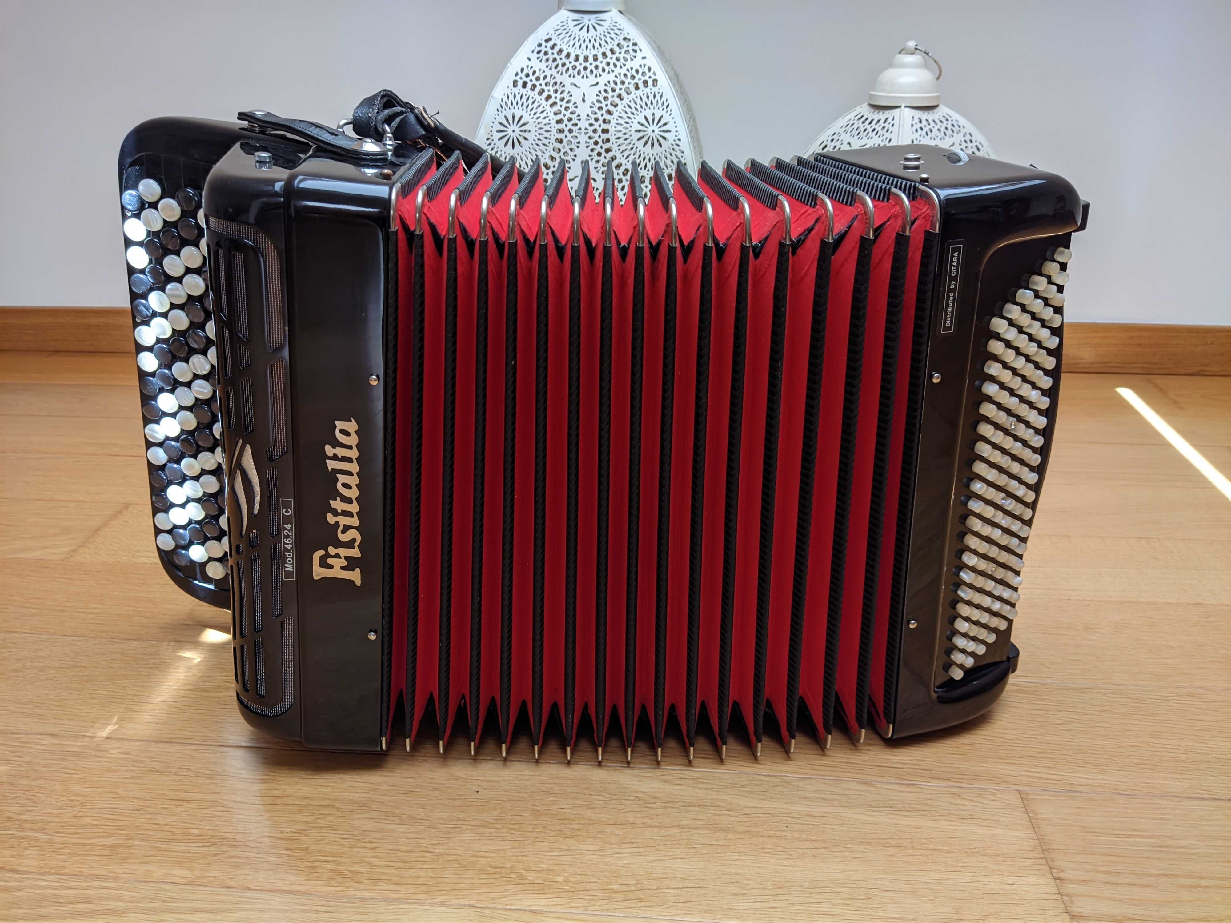 Acordeão Italiano Fisitalia 46.24 C