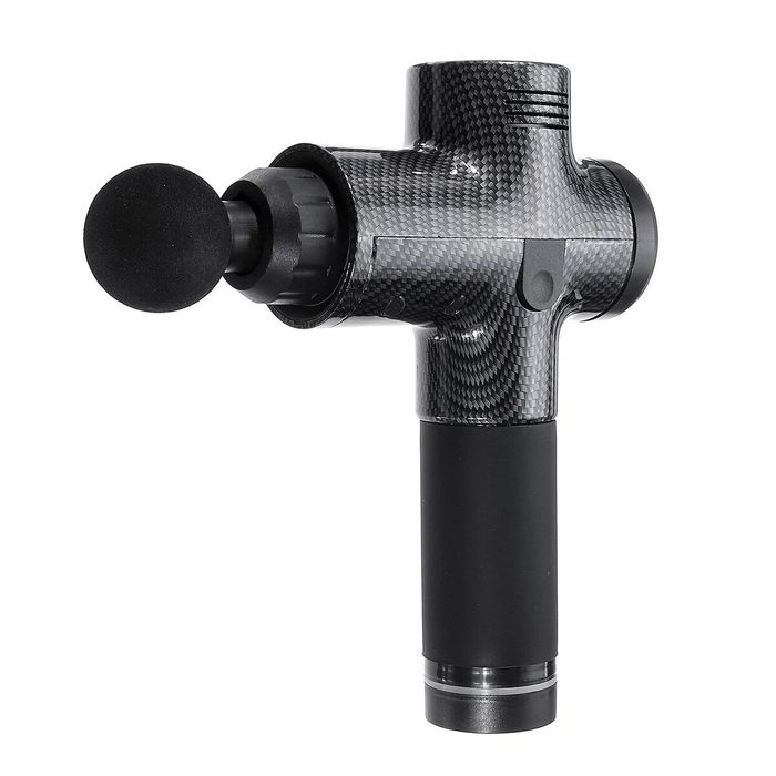 Pistola Massagem MassageGun Profissional 4 cabeças 2500mAh silenciador