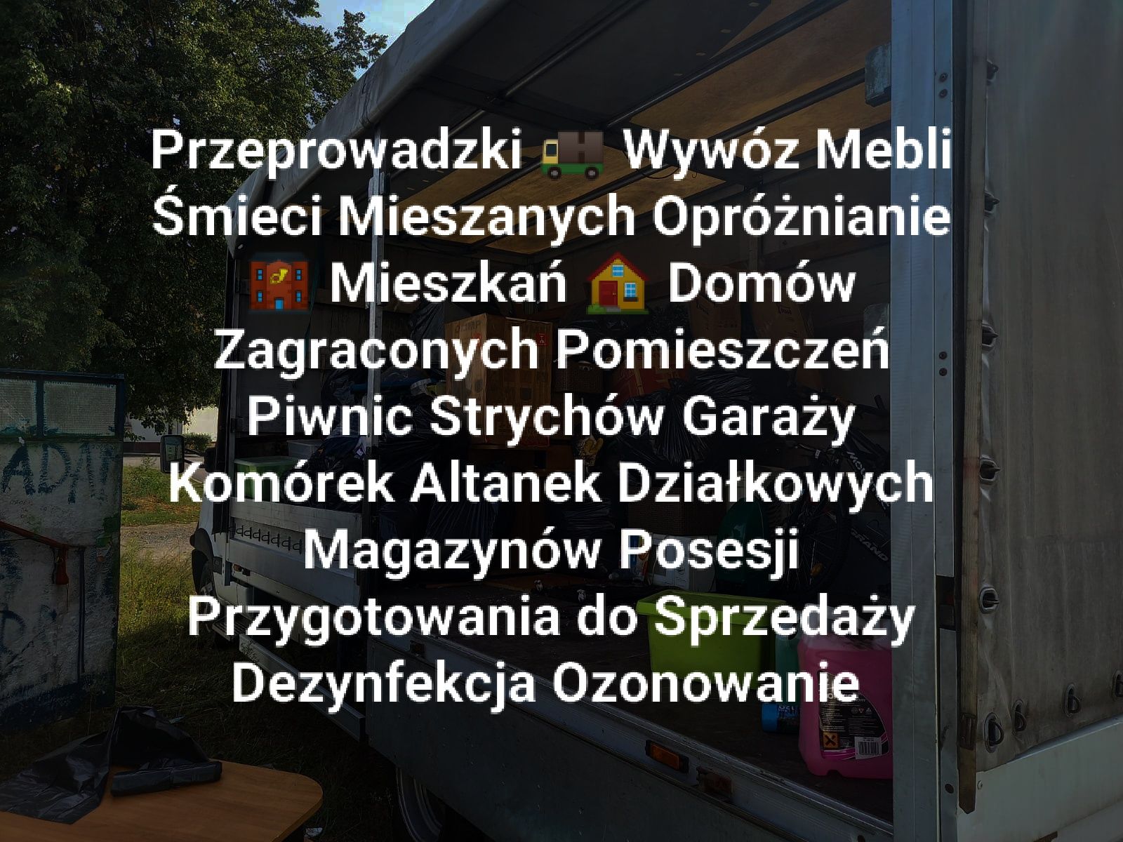 Opróżnianie Mieszkań Domów Wywóz Gabarytów Mebli Śmieci Przeprowadzki