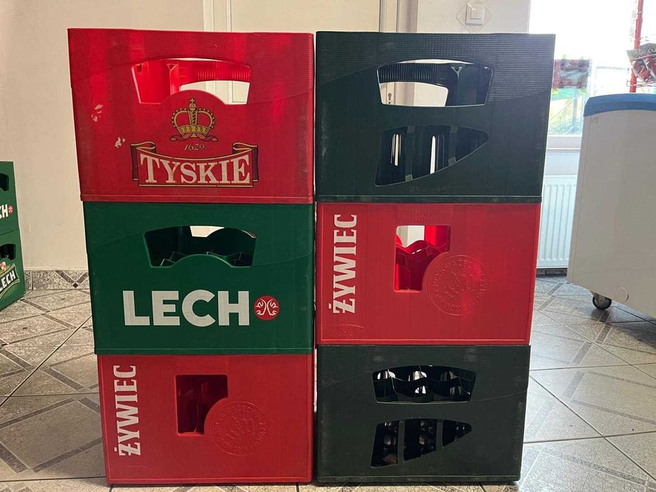 Transporter skrzynki do piwa różne.