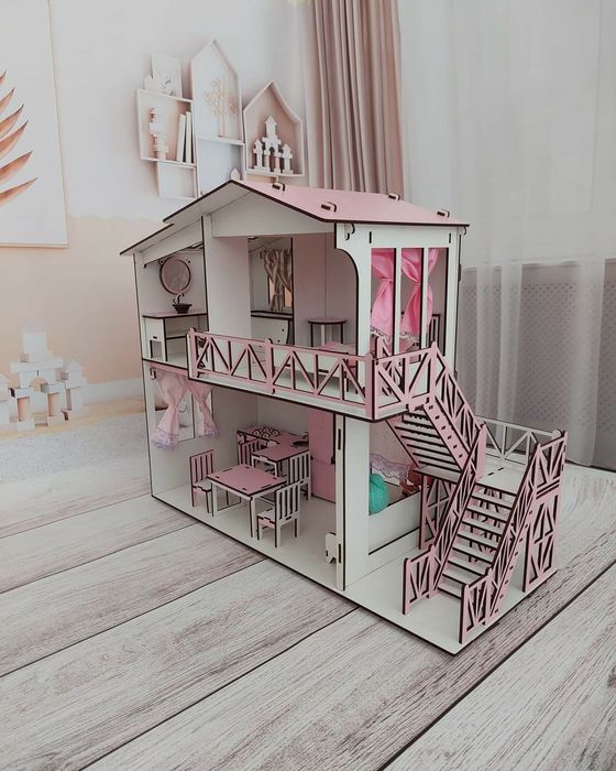 Ляльковий будинок для лол з меблями