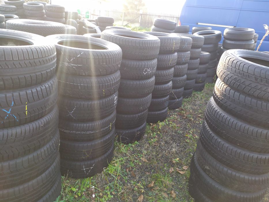 Sprzedam opony uzywane zimowe 215/65/16