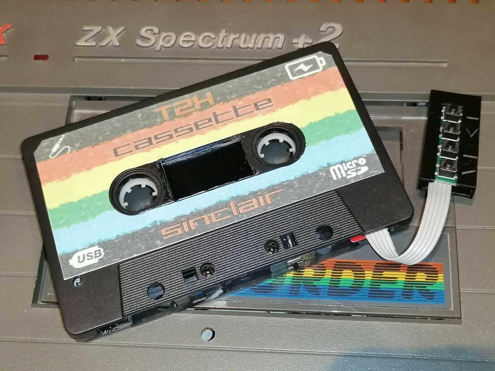 TZX Cassete+ p/ Sinclair Spectrum/+2. 17000 jogos em SD