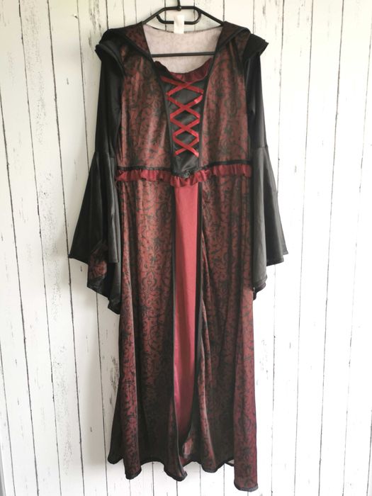 Czarownica pajeczarka sukienka strój przebranie halloween bal l/xl