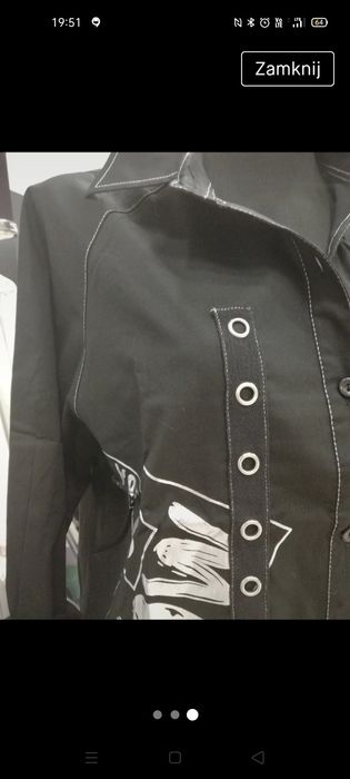 Elegancka koszula-sukienka damska roz.. 48