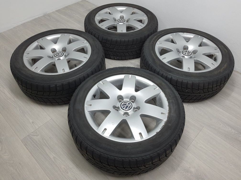 Диски р16 5/112 VW B5,B6,Skoda,Audi,Seat з гумою Blizzak 205/55/16