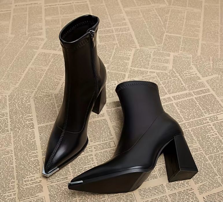 Женские ботинки до щиколотки, новые !!!