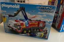 Straż lotniskowa playmobile