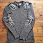 Sweter khaki S  170 cm z bawełny organicznej