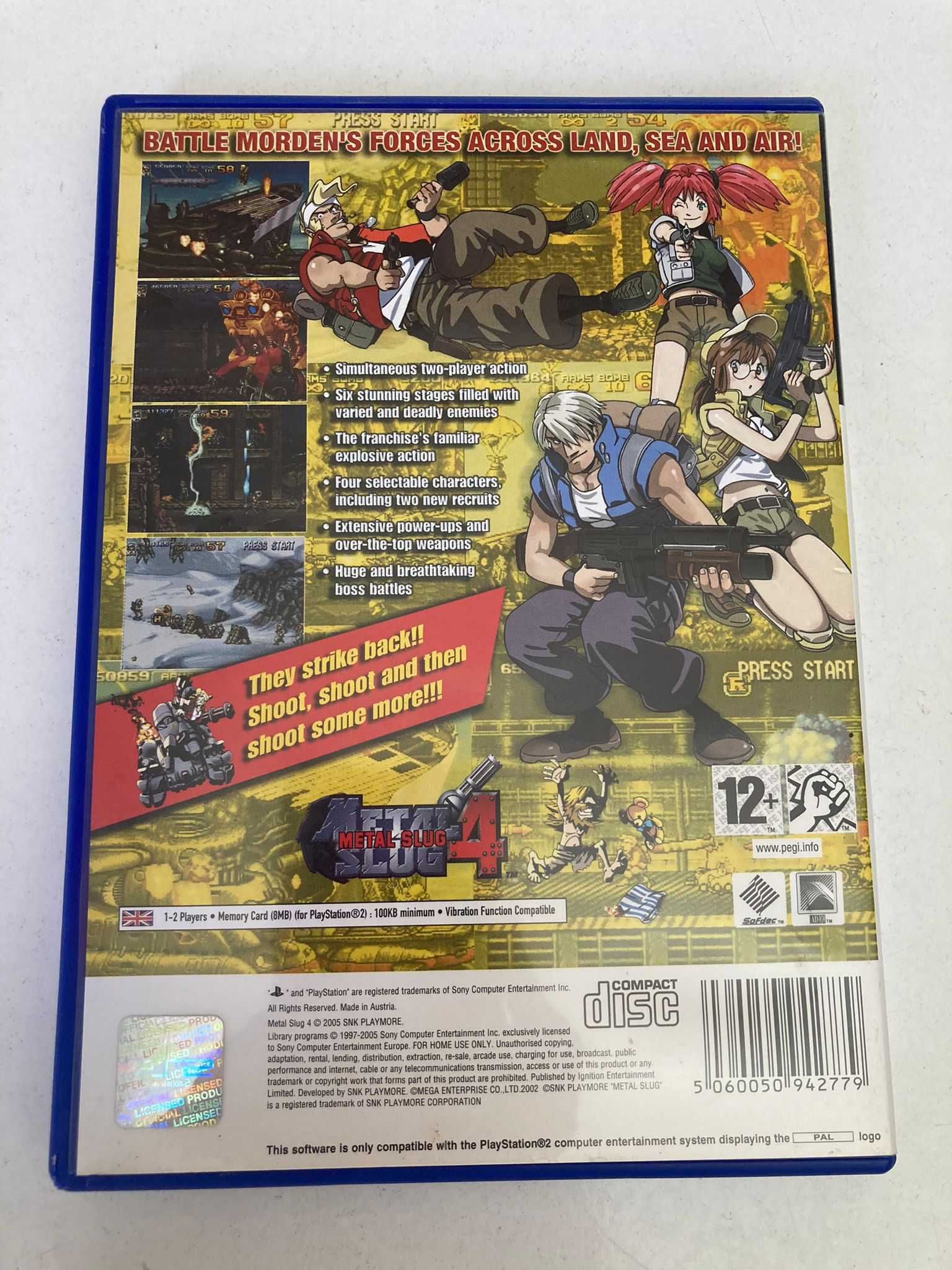 PS2 - Metal Slug 4