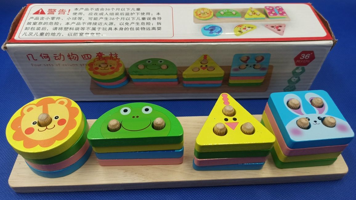 Montessori zabawka dla dzieci w wieku od 1, 2, 3 lat