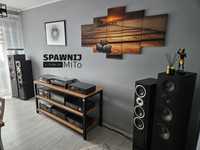 Szafka audio, szafka Rtv Stolik na sprzęt, regał komoda Loft dąb Craft