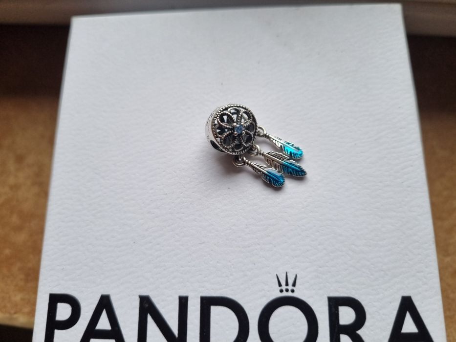 Charmsy Pandora łapacz snów o bratek Pandora