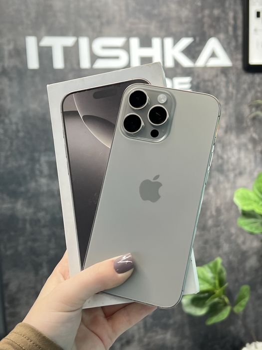 IPhone 16 Pro Max Natural Titanium, 256GB, 100% Акб, Оплата частинами