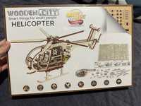 Puzzle 3D drewniane – Helikopter Wooden city nowe w folii
