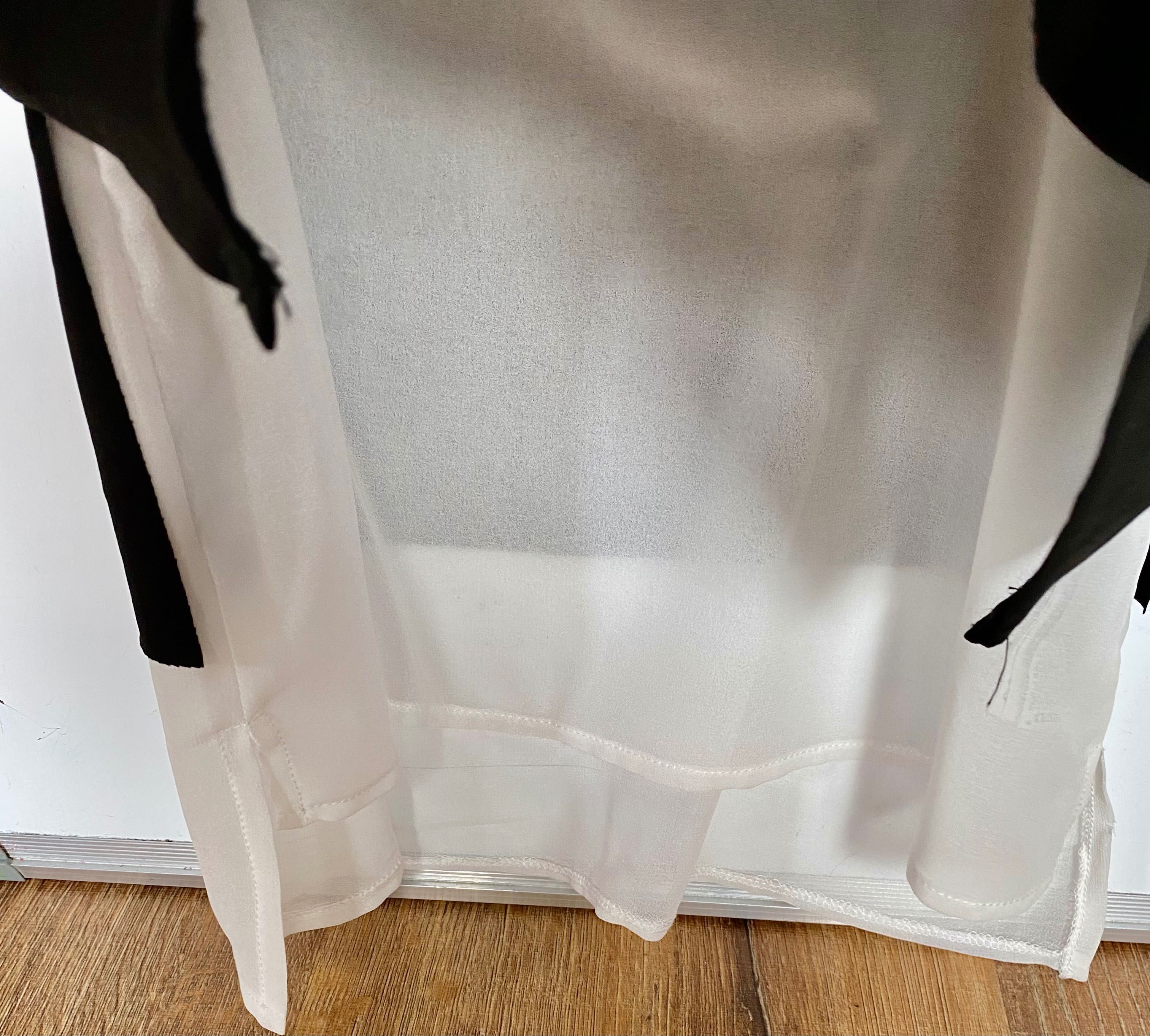 Zara bluzka czarno biała klasyczna elegancja NOWA rozmiar M