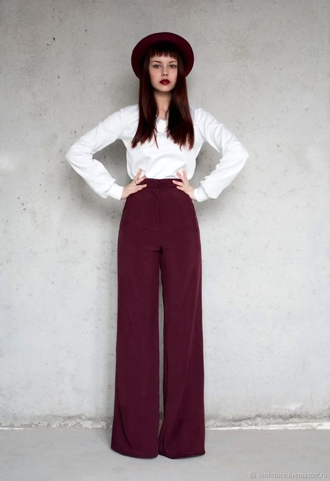 Брюки палаццо труби кльош плотні 28р М