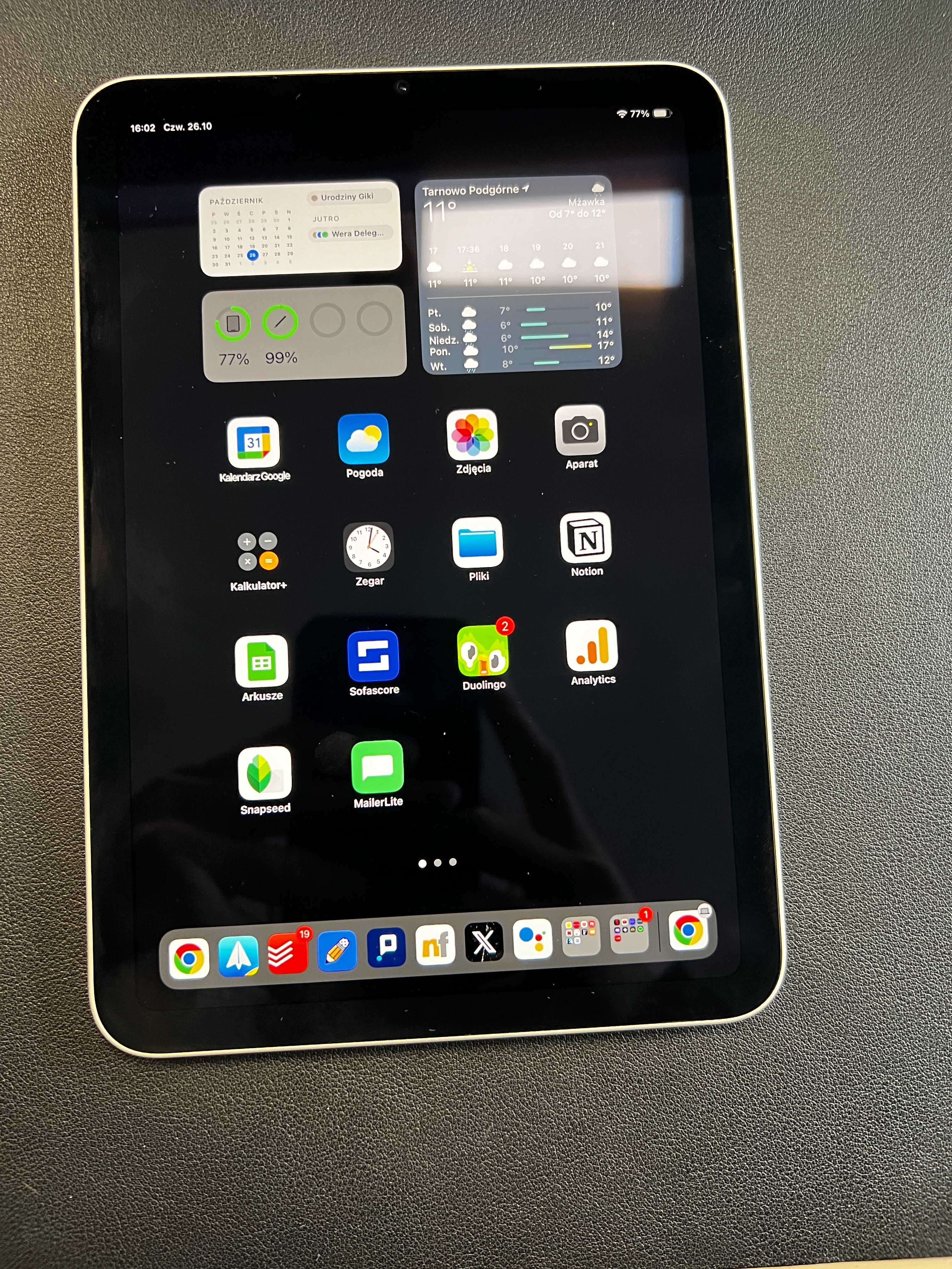 iPad Mini 6 Wifi Idealny 2 etui gratis