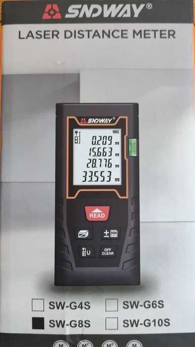 Dalmierz laserowy 80m - SNDWAY SW-G8S