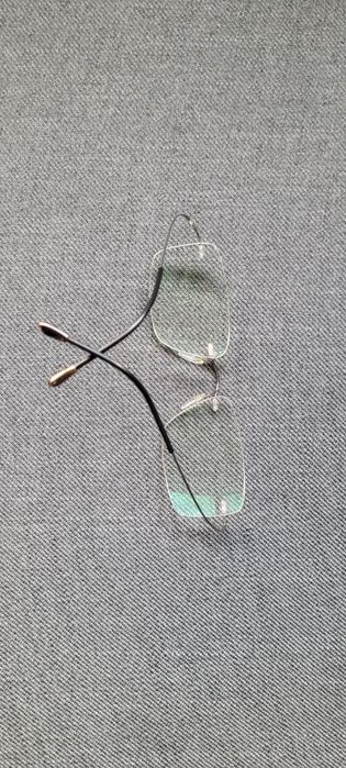 Oprawki Silhouette męskie tytanowe wraz ze szkłami hoya okulary korekc