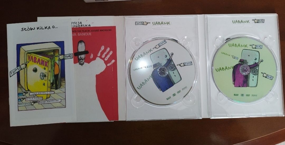 Vabank i Vabank 2.. Edycja kolekcjonerska.. DVD.. jak nowe.. polecam..