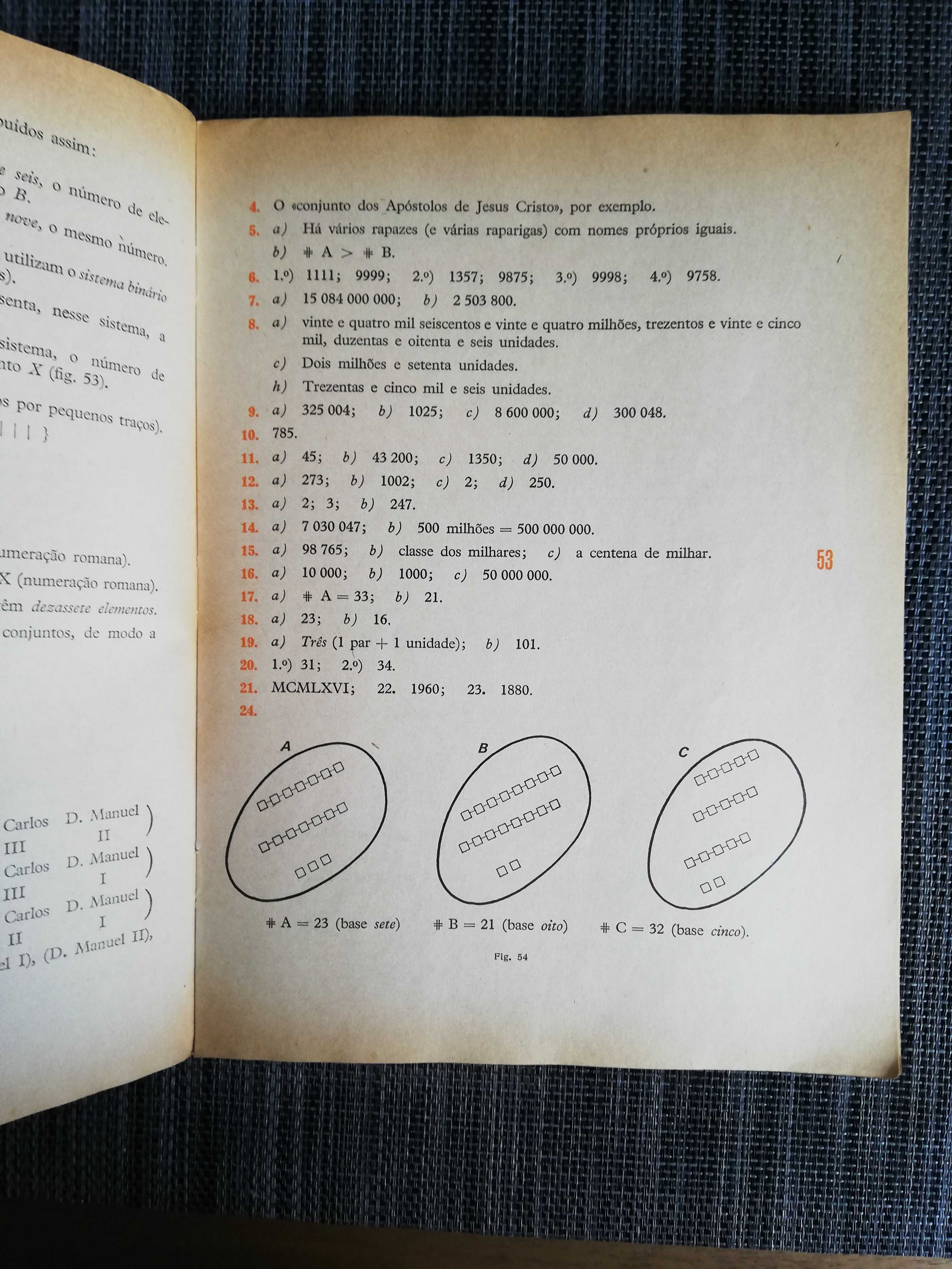 Matemática 1: Exercícios/Problemas/Trabalhos Práticos