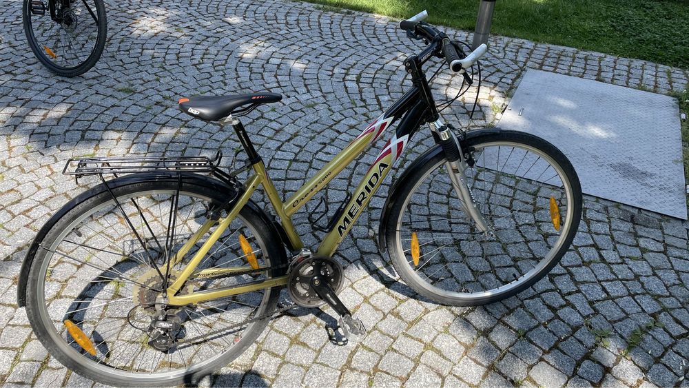 Damski rower MERIDA złoty sprawny