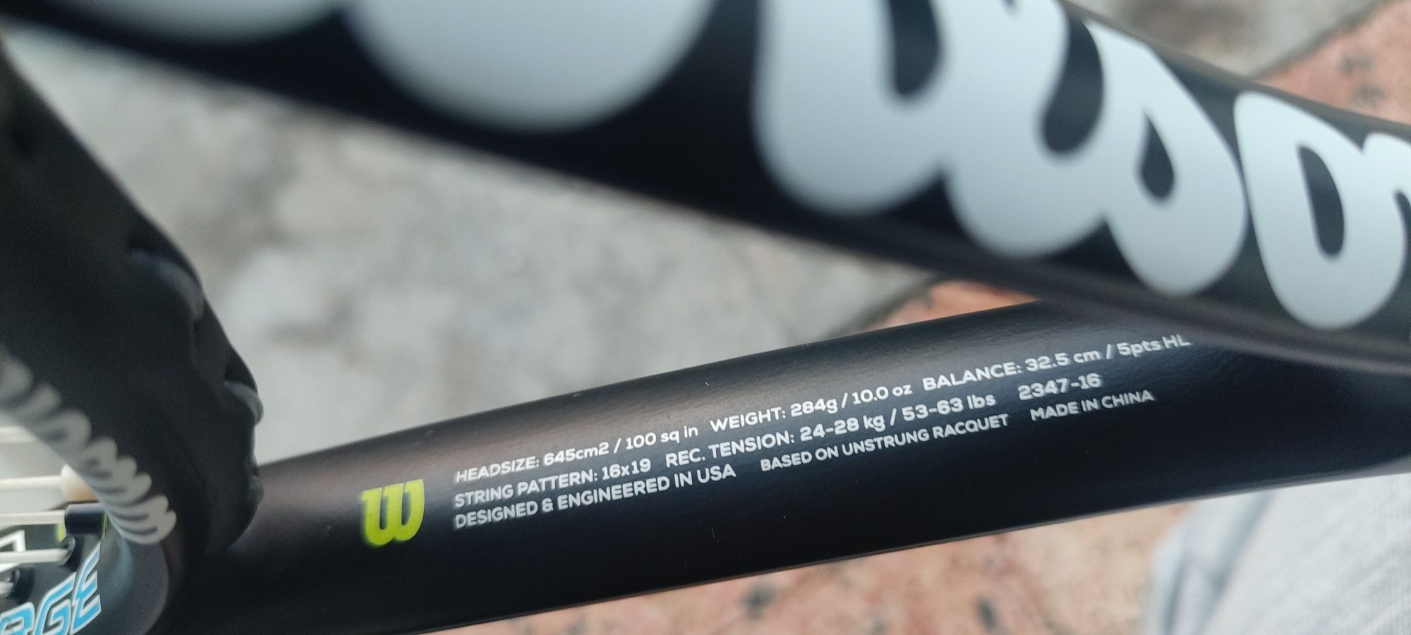 Raquete Wilson  surge pro 100  usada