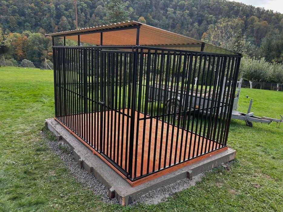 Kojec dla psa -klatka-zagroda/Konstrukcja stalowa.