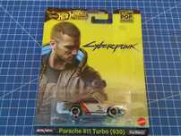 Porsche 911 Turbo  Hot Wheels Cyberpunk 2077 Johnny Silverhand Model