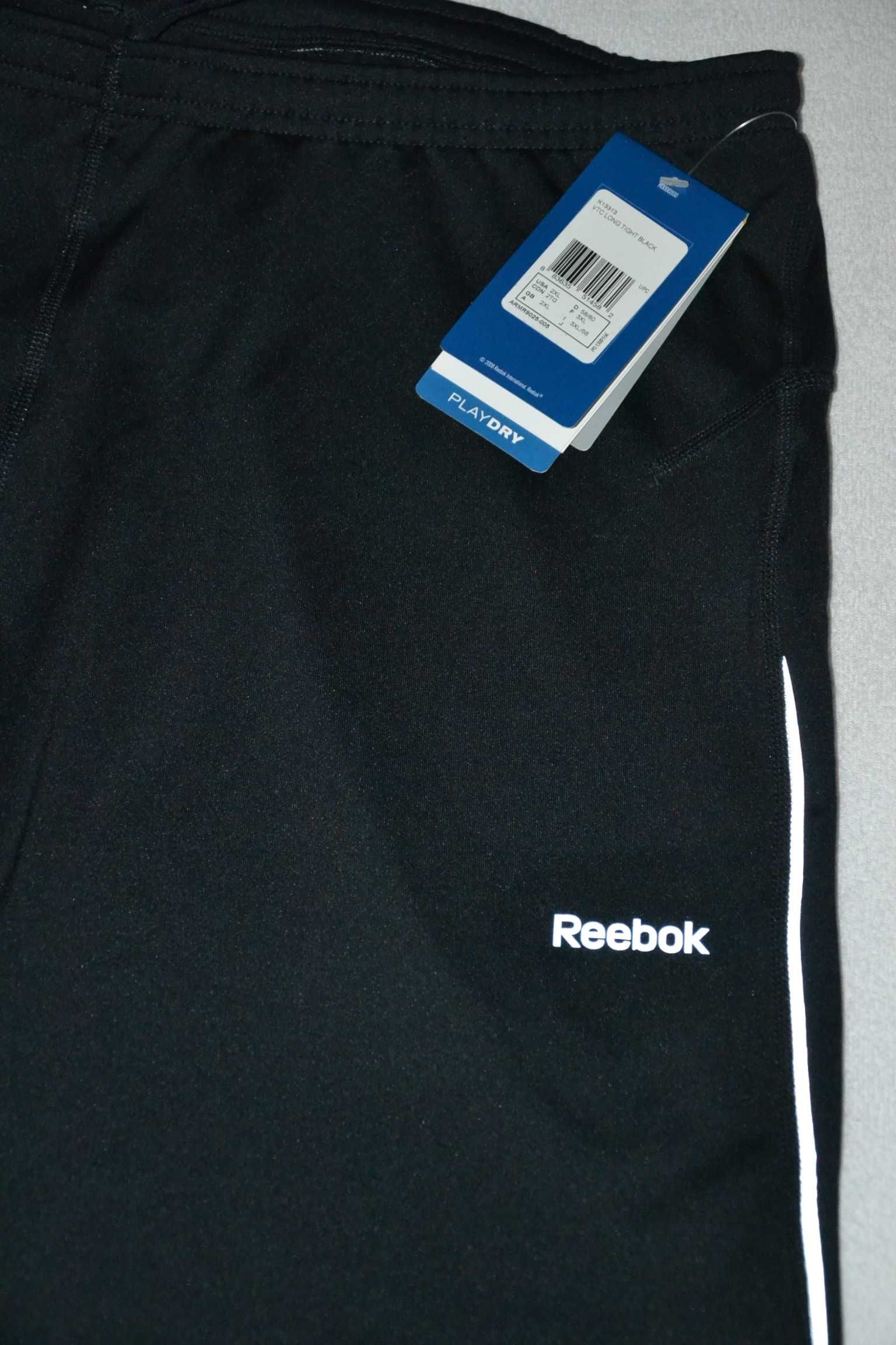 REEBOK Play Dry Nowe Legginsy Damskie 2XL Oryginalne Leginsy