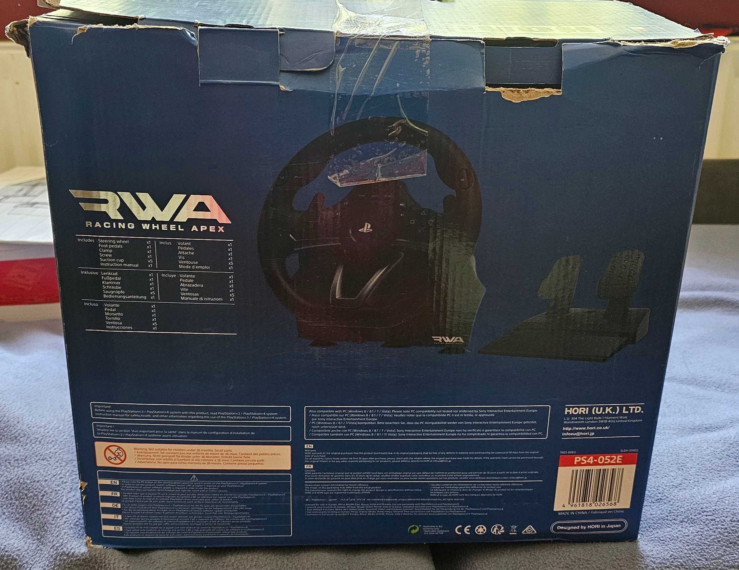 Kierownica Hori Racing Wheel Apex ps3 ps4