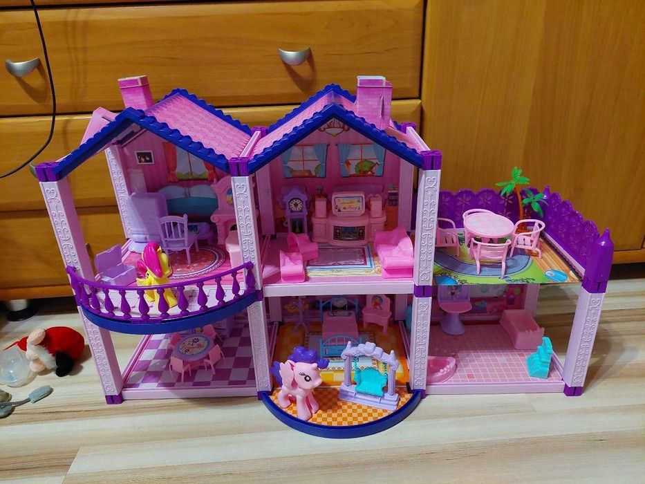NOWY Domek Dla Lalek Duży Dla Dzieci Dziewczynki Zabawki - Na PREZENT
