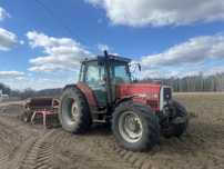 Massey Ferguson 6180 zamiana kombajn