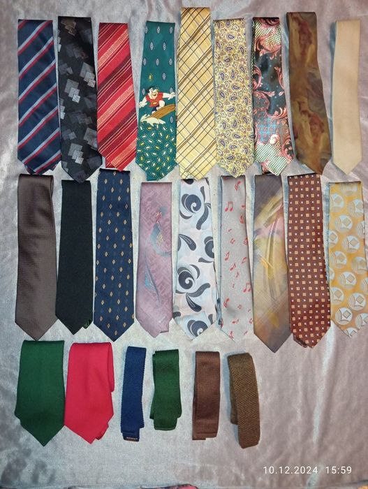 Галстук, краватка, в'язані, трикотажні, шовк