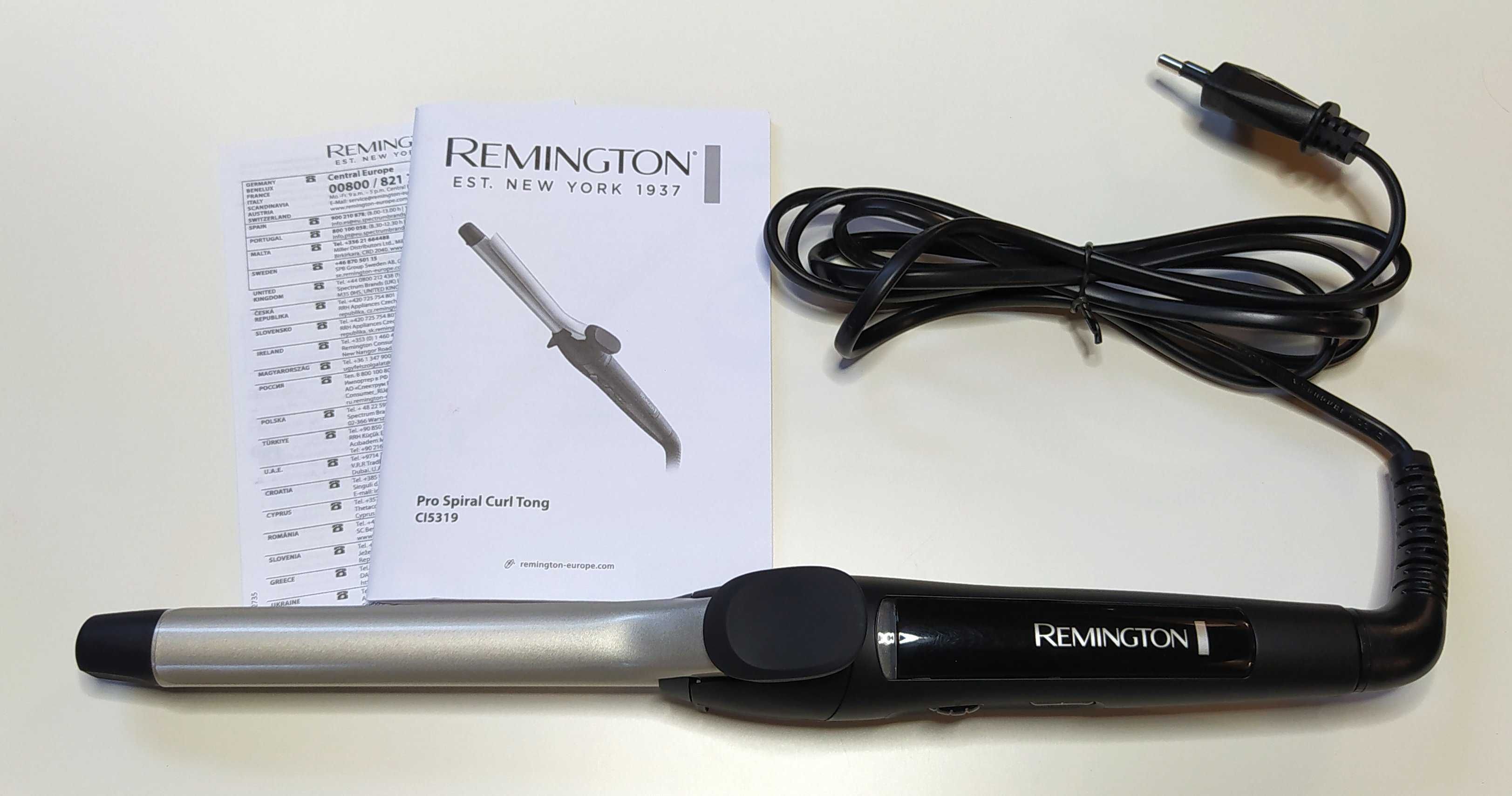 Lokówka Remington Pro Spiral Curl Tong Gęste Spiralne Loki Jonizacja