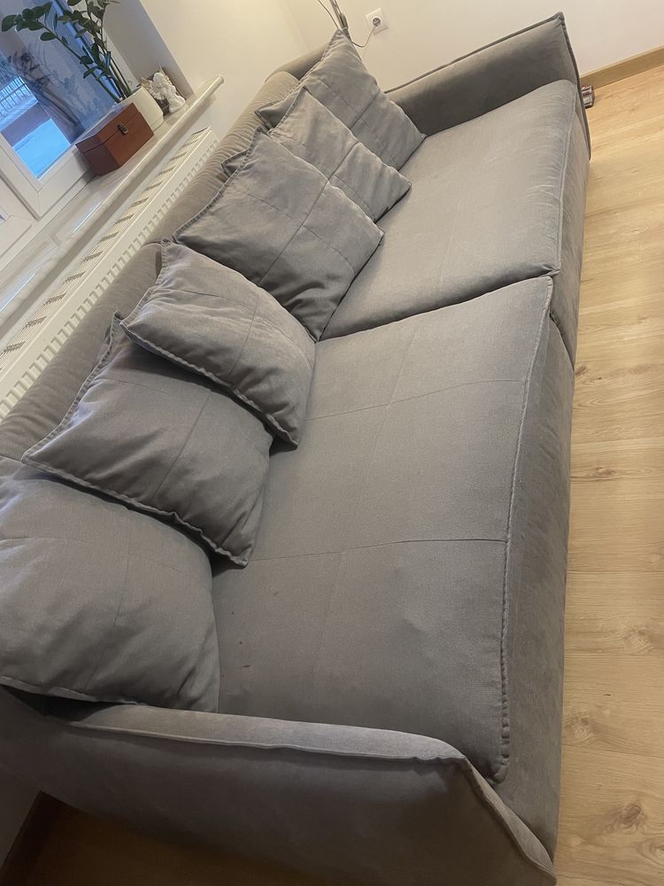 Szara sofa Pilnie sprzedam