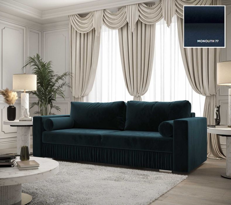 Sofa Kanapa Silva Rozkładana Funkcja Spania Stylowa Wygodna VeroLux