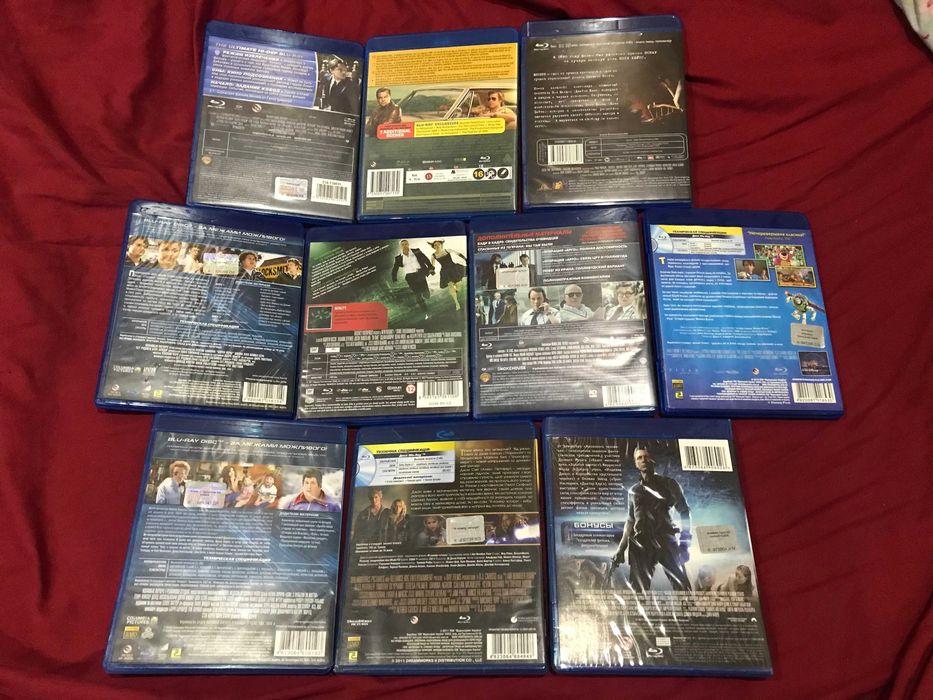 Blu-Ray фільми. Початок, Мізері, Одного разу в Голлівуді та інші.