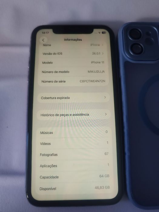 iPhone 11 roxo 64gb