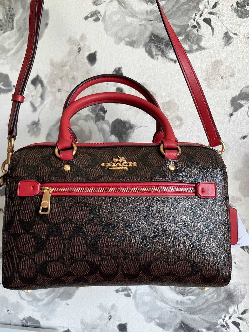 Сумка Coach Rowan Satchel In Leather