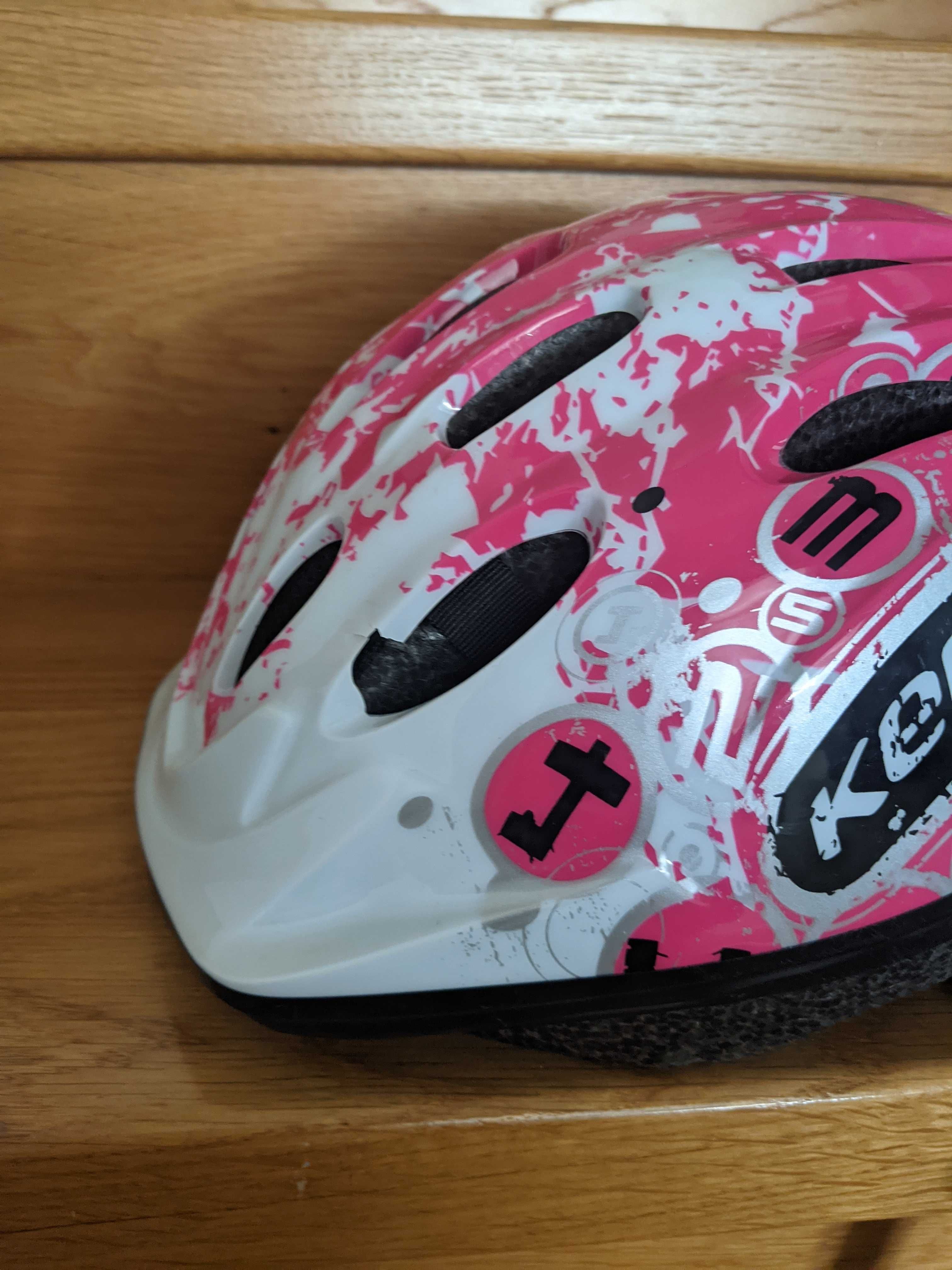 Kask rowerowy różowy Kellys