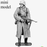 Figurka do sklejenia skala 1/35 niemiecki żołnierz WW2