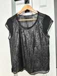 Bluzka czarna zara r. 38