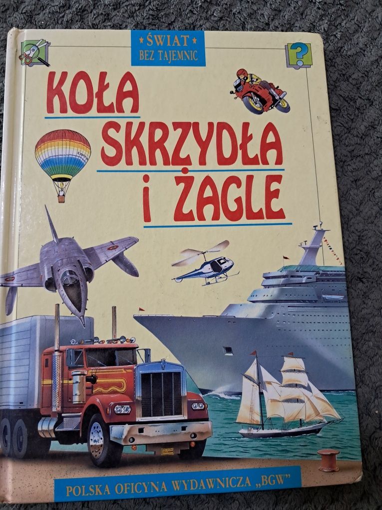 Książki Franklin,oraz Koła skrzydla I Zagle