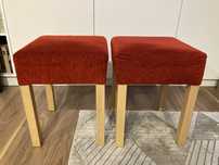 Taboret tapicerowany 2 sztuki