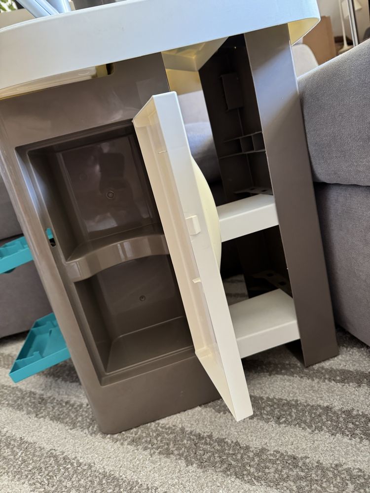 Kuchnia Smoby Tefal z gotującym garnkiem, sprawna oraz masa warzyw itp